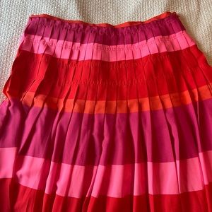 Multi colored pink/red/orange skirt